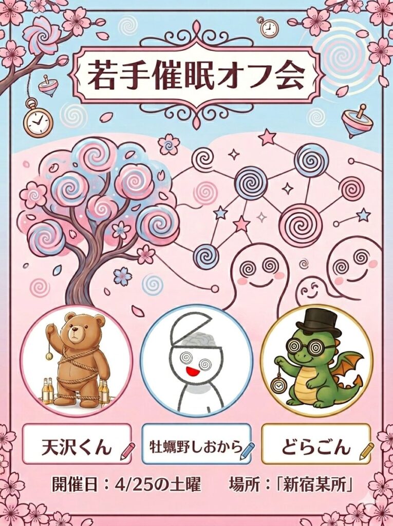 2026年4月のオフ会フライヤー